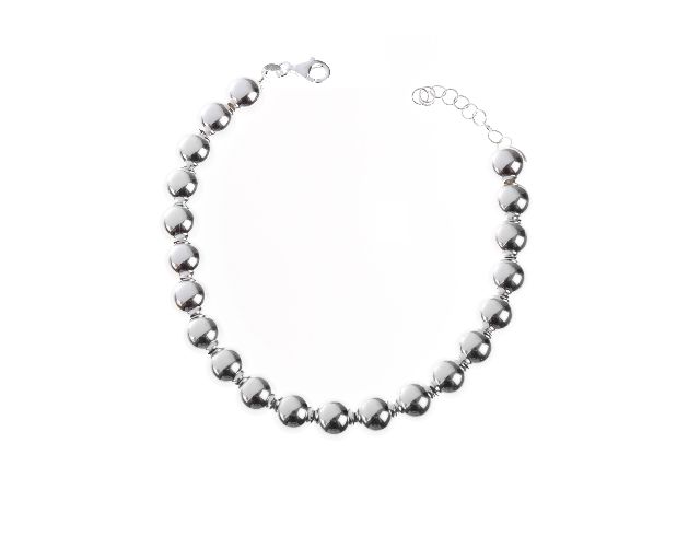 Bracciale A Palle Argento Con Allungo Selezione Zanolli 152693 611brpalla8a1821