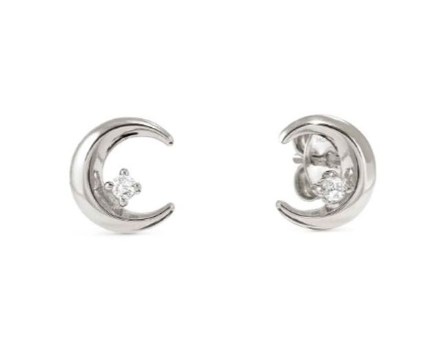 Orecchini dreams beats argento luna con zirconi