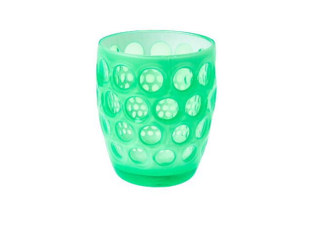 Glass lente fluo green