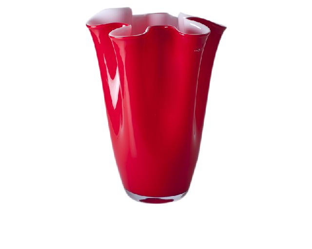 Vaso wave rosso