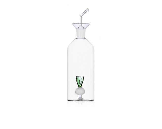 Oil bottle vegetables spring onion
