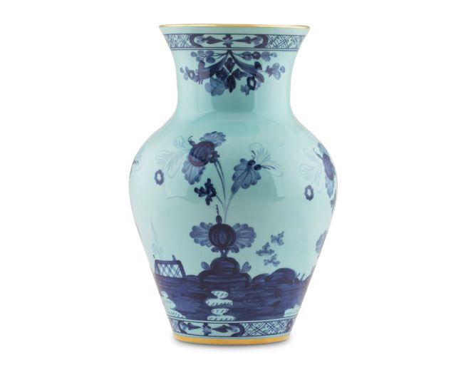 Ming vase oriente italiano iris porcelain