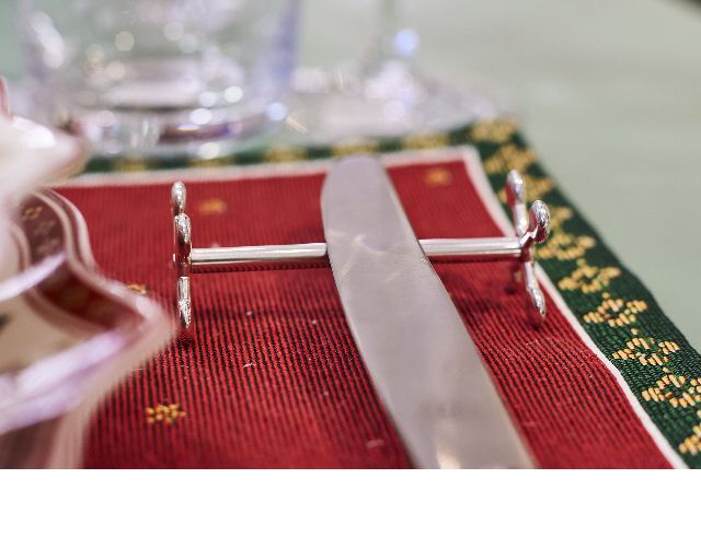 Cutlery Support Silver Plated Selezione Zanolli