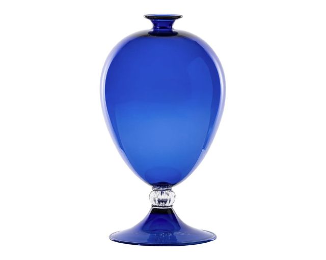 Vaso veronese vetro di murano zaffiro