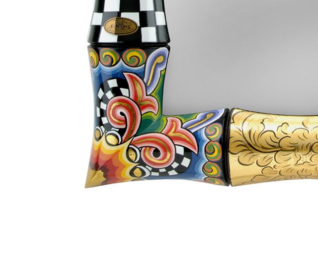 Specchio Bamboo Dipinto A Mano Toms Drag 145493 753td101820