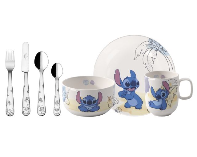 Baby set disney stitch porcelain 7 pieces