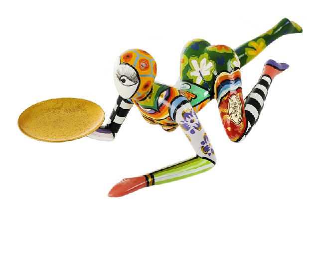 Acrobat hand painted