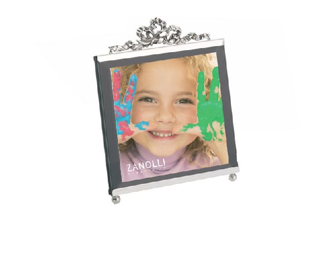 Cornice fiocco argento
