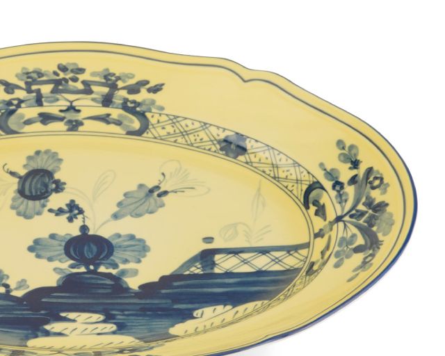 Oval Tray Oriente Italiano Citrino Porcelain Richard Ginori 189289 F00300vs1300385a56