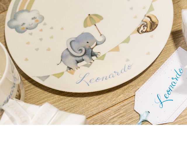 Baby Set Walk Like An Elephant Porcelain 7 Pieces Villeroy E Boch