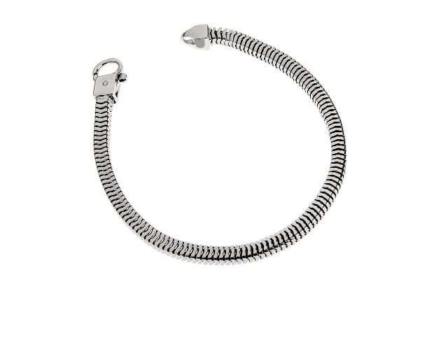 Bracciale coda di topo argento