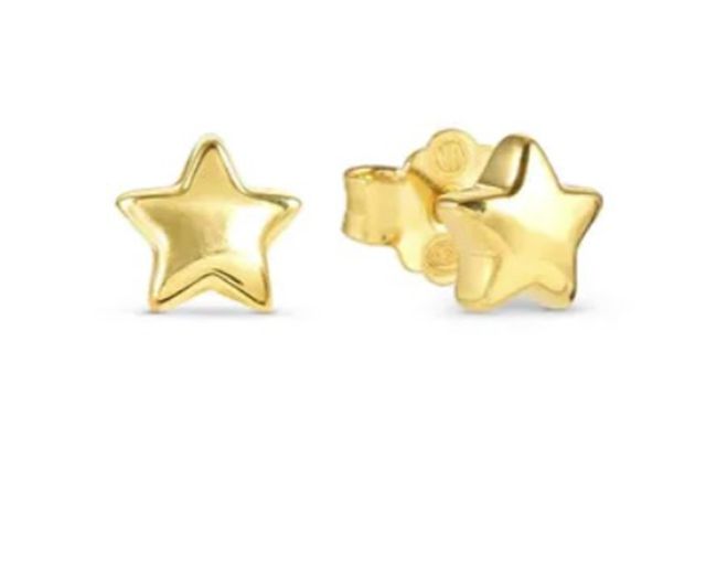Earrings armonica silver star