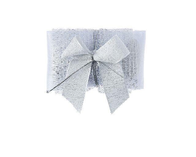 Favor sugared almonds silver