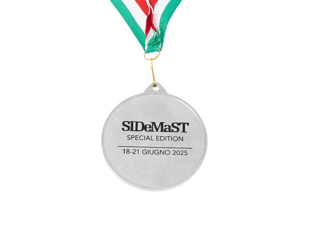 Medaglia Per Premiazioni Personalizzabile Metallo Con Finitura Argentata E Nastro Tricolore Selezione Zanolli 187970 6226060apt