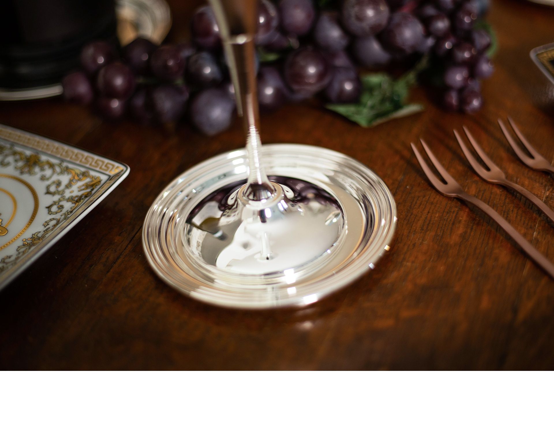 Sottobicchiere Silver Plated In Stile Inglese Selezione Zanolli