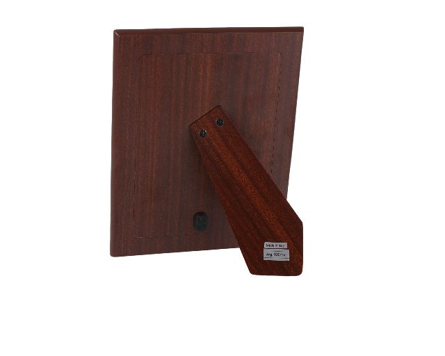 Picture Frame Silver With Leather Decoration Selezione Zanolli