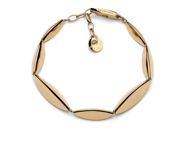 Bracciale aria argento dorato