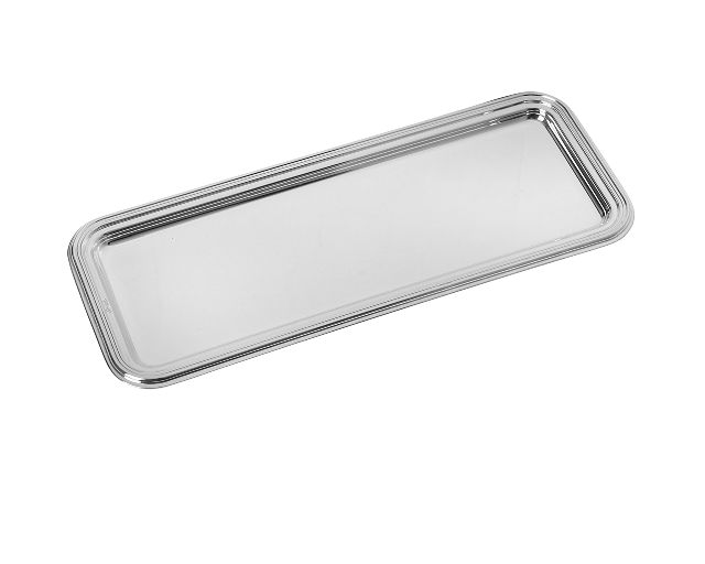 Piattino da scrittoio silver plated in stile inglese
