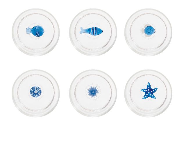 Confezione Di Bicchieri Tumbler Teca Decori Assortiti 6 Pezzi Zafferano 186674 978te00199