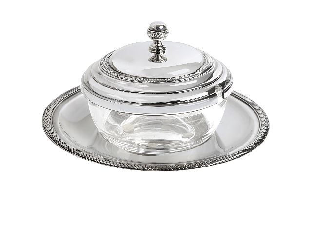 Cheese bowl millenium silver