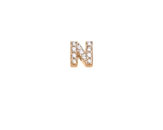 Ciondolo lettera dancing names argento