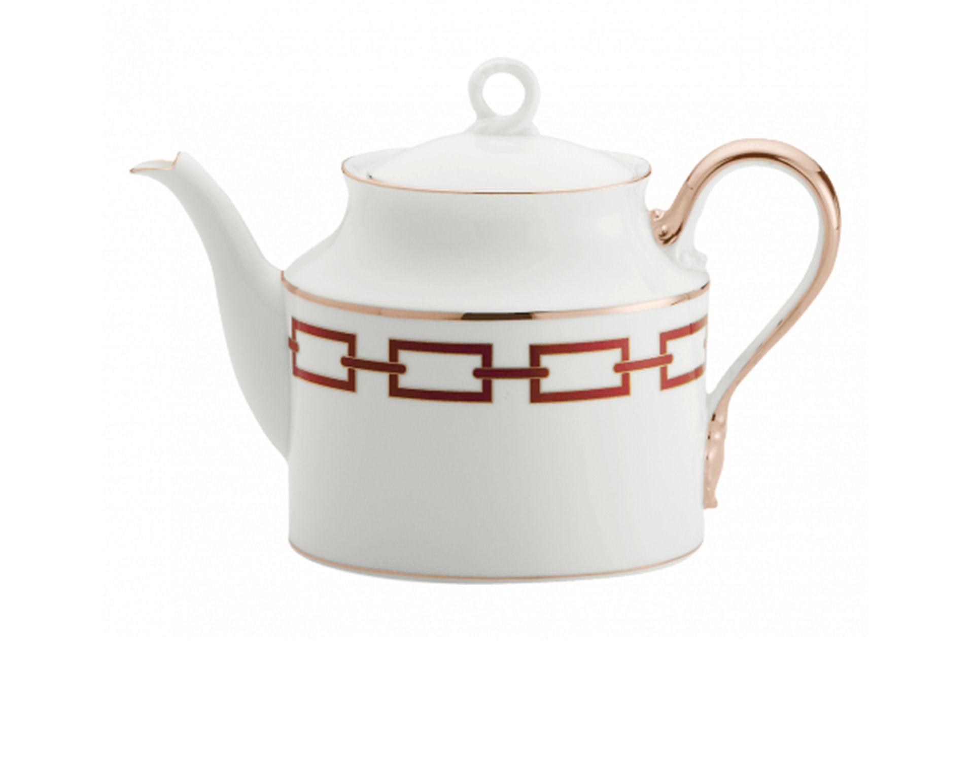 Teiera Catene Scarlatto Porcellana Richard Ginori 175239 F00400te4000900a07