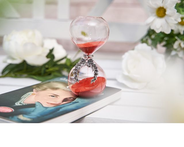 Hourglass Laurel With Box And Sugared Almonds Selezione Zanolli 170215 912mz22023hx