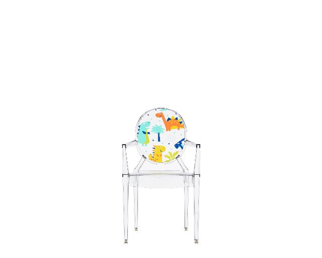 Chair Lou Lou Ghost Transparent And Dinosaur Kartell