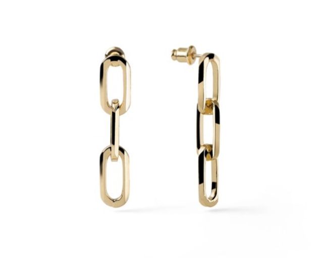 Orecchini classica in bronzo dorato