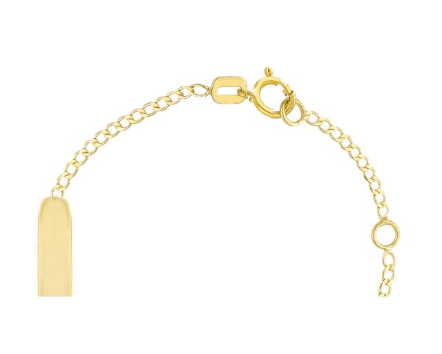 Bracelet Gold 750 With Heart And Platelet Selezione Zanolli