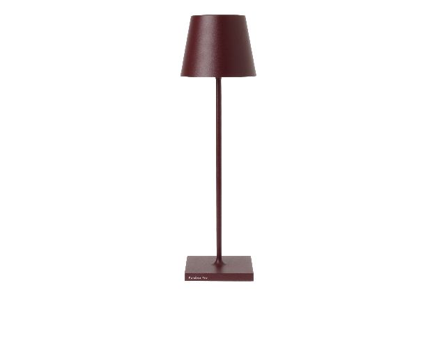 Table lamp poldina pro burgundy