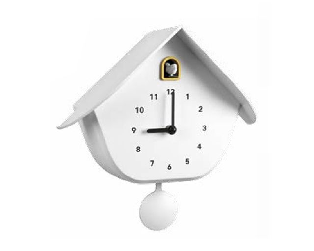 Orologio cucù bianco