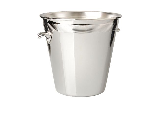 Champagne Bucket Silver Plated With Handles Selezione Zanolli