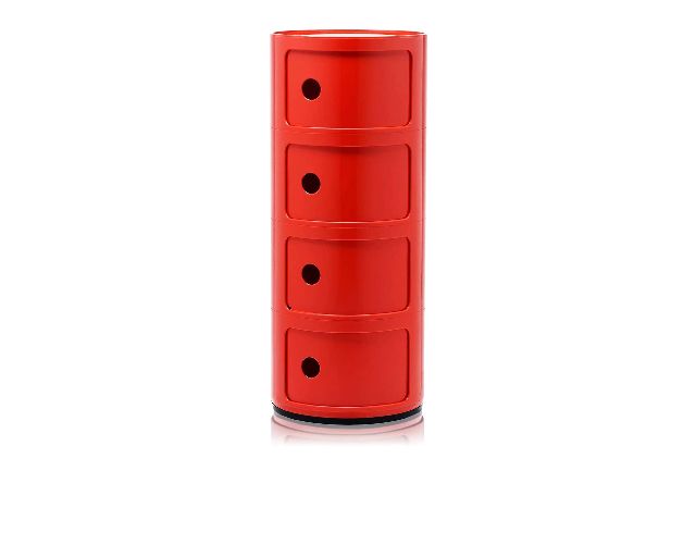 Drawer componibile four elements red
