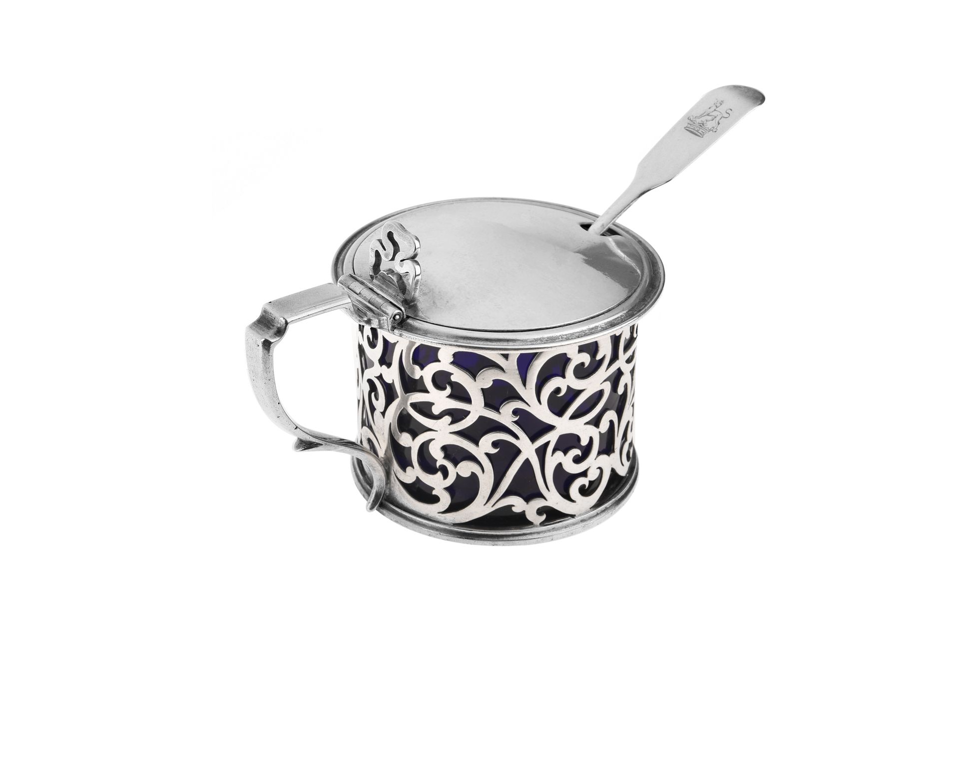 Mustard Pot Silver London Gb 1838 1839 Selezione Zanolli 134224 V78r0756