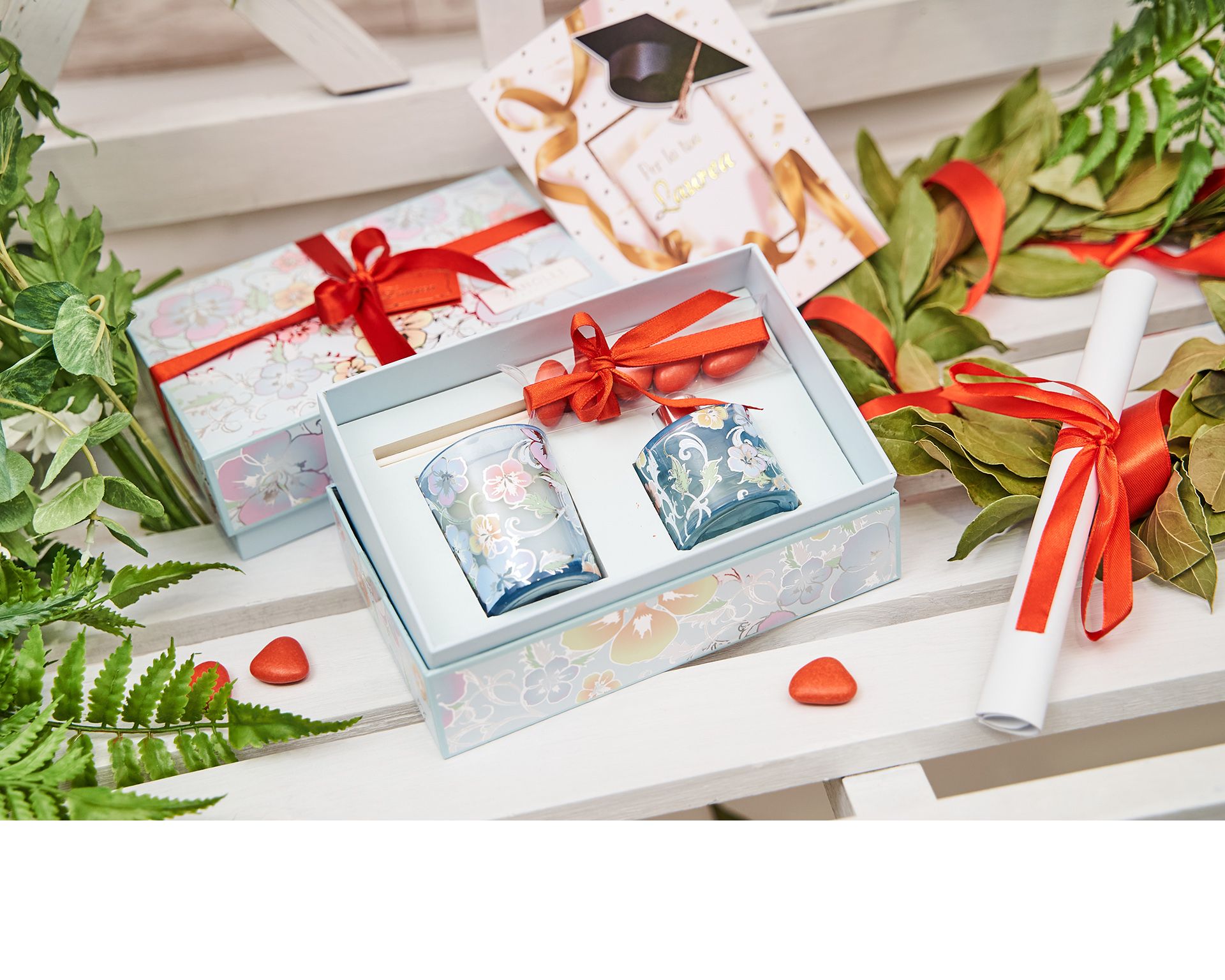 Gift Box Cinnamon Blue With Sugared Almonds Selezione Zanolli 170258 592215901azhx