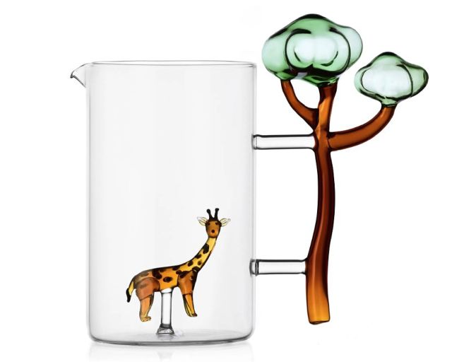 Brocca savannah giraffa & baobab