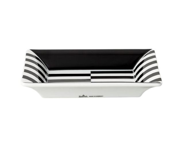 Valet tray home monochrome porcelain