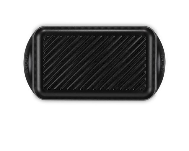 Rectangular Grill Extralarge Cast Iron Matt Black Le Creuset
