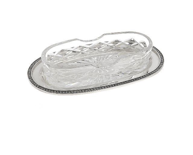 Portastecchi argento in stile impero
