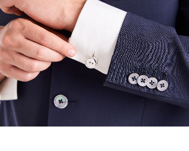 Cufflinks Button Silver Selezione Zanolli 171891 834ge529