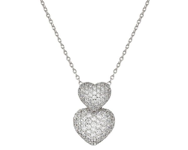Necklace life poetry silver
