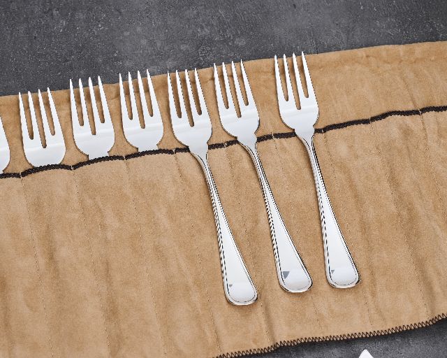 Set Posate Pesce Argento 16 Pezzi In Stile Inglese Usato Ricondizionato Zanolli Vintage 190521 Us0008744