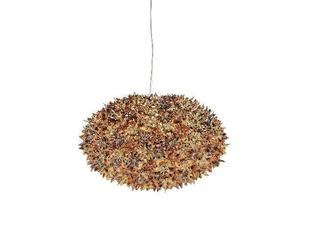 Lampada sospensione bloom oro, bronzo e rame