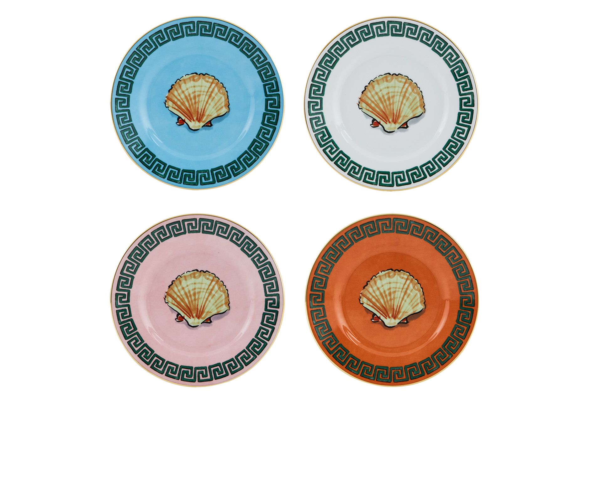Set Piatti Pane Il Viaggio Di Nettuno Porcellana 4 Pezzi Richard Ginori 161768 F00400xp4110160b40