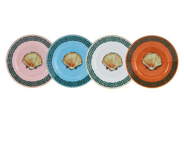 Set Piatti Pane Il Viaggio Di Nettuno Porcellana 4 Pezzi Richard Ginori 161768 F00400xp4110160b40