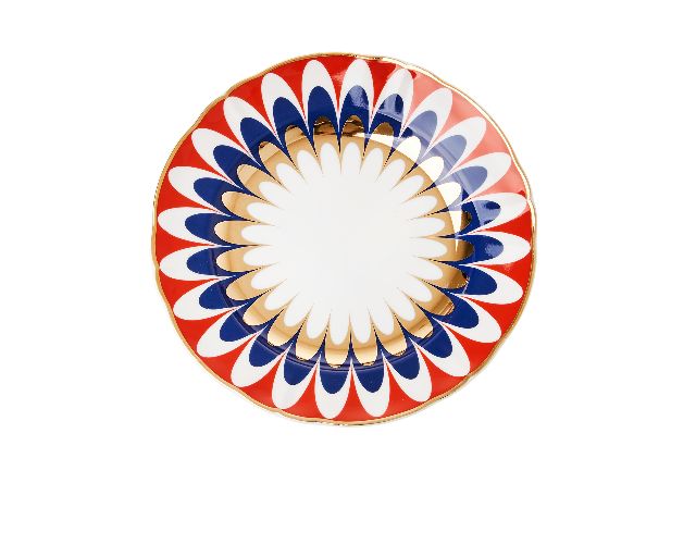 Dessert plate abracadabra flora porcelain