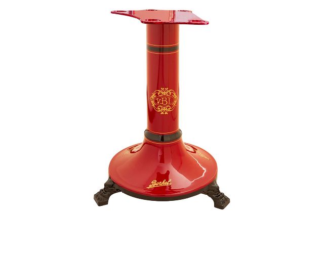Pedestal b2 steel red and gold