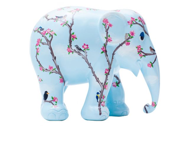 Elephant parade blossom & birds