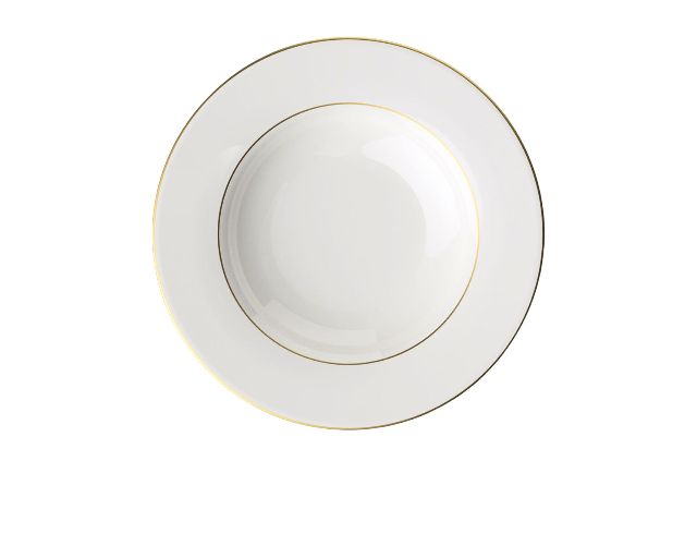 Piatto fondo anmut gold porcellana